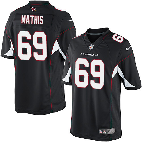 Youth Limited Evan Mathis Nike Jersey Black Alternate - #69 NFL Arizona Cardinals